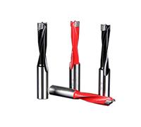 1PCS Two Flutes Woodworking Gang Drill Bits Blind Hole TCT Drilling Head for Multi Rows Boring Machine 10mm Shank,Length 70mm,4.5mm R