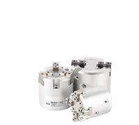 1pcs Two Three Four jaw Pneumatic Finger Cylinder Chuck jaw clamp MHS3/2/4-16/20/32D(MHS4-40D)