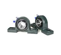 1Pcs UCP201 UCP202 UCP203 UCP204 UCP205 UCP206 UCP207 Pillow Block Bearing Bore 12/15/17/20/25/30mm Bolt Solid Base for Spindle(UCP206)