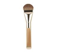 1PCS Ultra Thin Foundation Brush Synthetic Bristles Precision Application for Liquid Cream Streak-free All Skin Types Tools,Gold,15.5cm