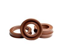 1PCS UN/Y-Type Radial Shaft Hydraulic Seal - ID 30-42MM Fluorine Rubber Single Lip U-Shaped Cup for Hydraulic Cylinders(40x55x8)