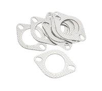 1pcs Universal 51mm 56mm 60mm 63mm 70mm 78mm Exhaust Gasket 2 Hole Repair Flange(51mm)