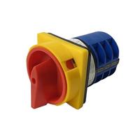 1PCS Universal Changeover Cam Switch Padlock 2 Position On-Off 40A 3 Poles Rotating Silver Contact YMW26-40/3GS LW26