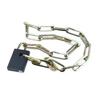 1Pcs Universal Door Chain Lock Tricycle Motorcycle Padlock Security Iron Locks Home Hardware Accessories(B)