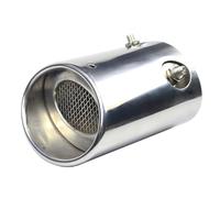 1Pcs Universal Stainless Steel Car Exhaust Pipe Tip Tail Muffler Cover Styling Rear Muffler Tip
