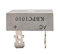 1Pcs Upper Integration KBPC1010 Rectifier Bridge Stack Four-pin 10A Square Bridge 1010 Charging Single-phase Bridge Rectifier