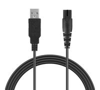 1Pcs USB Charging Cable for Water Flosser, Replacement 1.2M USB Power Supply Cord, Portable Cordless Oral Irrigator Charger Compatible with Pecham & Coslus Water Flossers (Black)