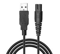 1pcs USB Charging Cable for Water Flosser,Replacement USB Charger,1.2M Portable Cordless Oral Irrigator Charging Cable,USB Power Supply Cable Compatible with Pecham/Coslus Water Flosser(BLACK)