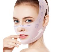 1pcs V Line Lifting Face Bands,ThinFace Firming Lift Tape,V Line Lifting Mask,Face Contouring Sleeping Anti-Wrinkle Band for Girls To Wear During Sleep,Beauty And Facial Care (Pink)