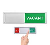 1Pcs Vacant/Occupied Sliding Door Sign Do Not Disturb Door Sign for Room Office Bathroom Ideal for Office Public Toilet Administrative Office's Stainless Steel Doors Wood Plastic or Glass Door