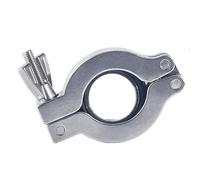 1PCS Vacuum Clamp 304 Stainless Steel Clamp KF16/10/25/40/50Quick Installation Clamp Fluorine Rubber Bracket(KF16)