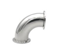 1pcs Vacuum Equal Tee 3 Way 90 Degree Elbow 304 Stainless Steel Sanitary KF16 KF25 KF40 KF50 Pipe Fitting Tri Clamp Flange