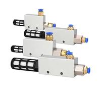 1pcs Vacuum Generator CV-10HS 15HS 20HS 25HS with Connector Suction Cup Negative Pneumatic Pressure Air Control Vacuum Valve(CV-20HS)