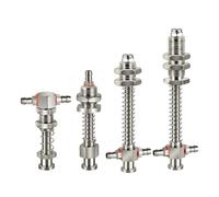 1Pcs Vacuum Suction Cup Base, Vacuum Suction Cup Manipulator Accessories Tianxing Big Head Screw Base M10/12-L(L75-11,M12 side air intake)