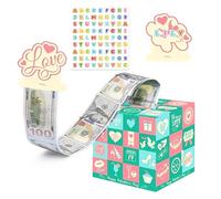 1pcs Valentines Day Money Box for Cash Gift,Romantic Sweet Love Pull Surprise Money Gift Box for Her Him on Valentine's Day, Anniversaries or Weddings.(A-green)