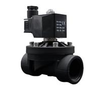 1PCS Valve valves, Solenoid Valve, Water Valve, Plastic Valve Normally Closed/Open,1/2" 3/4",G or NPT Thread(NPT_DC24V_Normally Open)