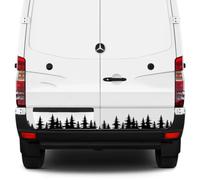 1pcs Van Back Door Bumper Sticker Decal, For Van Caravan Truck Taxi Camping Rv Cargo Motorhome Vinyl Decor Auto Tuning Accessories