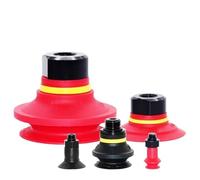 1pcs VB 20 30 Pneumatic Vacuum Suction Cups, Red and Black Silicone NBR Suction Cup, Industrial Robot Arm Accessories Automation Tool (VB-40N 18F)