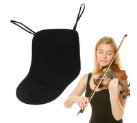 1PCS Violin Chin Rest and Shoulder Pad,Cotton Neck Cushion,Violin Shoulder Pad,Bridge Pad,4/4-3/4,Black,Easy to Install