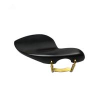 1pcs Violin Chinrest Installed Clamp Chin Rest With Silver/gold Bracket Screw (Color : Ebony 1)