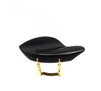 1pcs Violin Chinrest Installed Clamp Chin Rest With Silver/gold Bracket Screw (Color : Ebony wood 2)