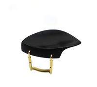 1pcs Violin Chinrest Installed Clamp Chin Rest With Silver/gold Bracket Screw (Color : Ebony wood 3)