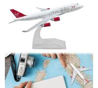 1PCS Virgin Atlantic 787 Model Plane Compatible with British Airways Collections, 1:400 Diecast Planes and Model Airplane Collectibles for Aviation Enthusiasts, Display-Ready Gift for Collectors