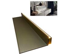 1pcs Wall Floating Shelves Built-in LED Natural Light,Wall Mounted Light-Emitting Shelves, Metal Lighted Display Stand for Multi-range Use(Y,100cm/39in)