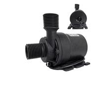 1pcs Water Pump Mini DC12V/24V 1000L/H Brushless Motor Submersible Aquarium Water Pump Water Heater Shower Booster Pump(12V DC connection,EU_PUMP AND PAGODA)