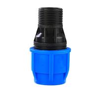 1pcs Water-Saving Irrigation Pipe Connector PE, Male Female Thread BSP Tube Fittings(Blue,32mm)
