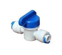 1Pcs Water Straight Plastic Ball Valve Male Female Thread 1/4" 3/8" Male 1/2" Female Reveser Hose Quick Connector(3-8-1-2 Female)