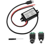 1pcs Waterproof 12V 24V to 5V DC DC Step Down Power Converter Module