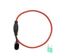 1PCS Waterproof 32V Mini Small Medium Car Fuse Holder 18/1614/12/10AWG and Car Blade Fuse 2A 3A 5A 7.5A 10A 15A 20A 25A 30A 35A 40A(4A,Mini)