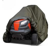 1pcs Waterproof Lawn Mower Cover with Drawstring - Outdoor Equipment Protection for Storage, Dust Rain Proof Tarp