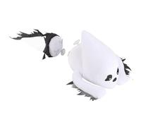 1pcs White Flying Ghost Halloween Decorations,Halloween Window Crashing Ghosts Halloween Window Decoration Broken Window Ghost for Indoor Or Outdoor(Poor Ghost)