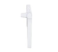 1Pcs White Locking Window Handle, Replacement Hand Aluminum Alloy Window Handles with Locks for Double Glazing Switch Window Door Security, Right
