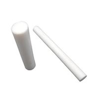 1Pcs White poly tetra fluoro ethylene bar PTFE plastic rod 6mm-50mm diameter(25x80mm)