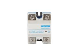 1pcs White SSR-10DD 25DD 40DD SSR Single Phase DC To DC Heat Sink 32VDC To 5-220VDC 10A 25A 40A DD Solid State Relay With Cover(25DD)