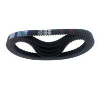 1pcs Width 10 15 20 25 30mm HTD-5M Rubber Belt Perimeter 175mm - 435mm 35Teeth - 87Teeth Closed Loop Belt(5M - 375mm)