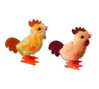 1Pcs Wind Up Chicks, Novelty Wind Up Chick Toy, Cute Plush Hopping Chicken, Vivid Baby Chick Stuffed Toys for Christmas Boys Girls Kids Toddlers Random Color