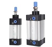 1pcs with Magnet High Tthrust Pneumatic Cylinder Bore32 40 50 63 80 100 Multi Stroke 25 50 75 100 200 300 500 1000-S(Stroke 50mm-S,Bore 100mm)