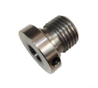 1Pcs Wood Lathe Chuck Adapter, Siver Lathe Headstock Spindle Adapter, Screw Thread Adapter, for Wood Lathe Chuck(25mm to 18mm)