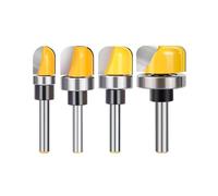 1PCS Wood Router Bit 6mm 6.35mm 8mm Shank Bowl Tray Round Nose Milling Cutter For Cutting Tool(6.35x12.7x16mm)