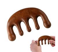 1PCS Wooden Scalp Massager Scalp Stimulator Comb Meridians Scalp Massage Wooden Massager Comb Sandalwood Head Natural Scalp CombScalp Comb No Static Wide Tooth Comb for Head Scalp