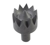 1PCS Woodworking Lathe Accessories Plum Blossom Thimble Top Bead Chuck Tail Rotary Tool Rest Miniature Small Straight Handle(B1)