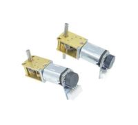 1pcs Worm gear 1218-N20 DC encoder single shaft geared motor 3V6V12V micro gear low speed dual shaft motor(Single Axis,12V381RPM)