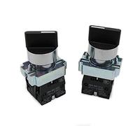 1Pcs XB2-BD25 1NO/1NC 2NO 2/3 Position Momentary Self-Reset Latching Self-Locking Selector Rotary Switch (Color : XB2-BD45)(Xb2-bd73)