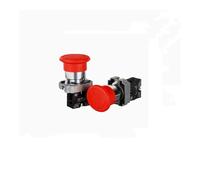 1Pcs XB2-BS542 22mm 1NC Red Mushroom Emergency Stop Push Button Switch RRBXXUYN