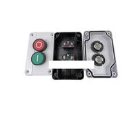 1pcs XB2 button box switch stop control industrial control start stop two hole positions Stop/Start,I/O IDGTTLDF(Gold)