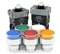 1PCS XB2-BW31B1C Self-locking Button Switch With Light XB2-BW33B1C XB2-BW34B1C 24V 1 Normally Open XB2-BW35B1C XB2-BW36B1C(XB2-BW35B1C yellow)